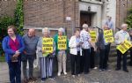 Save Boddan Lodge Over 60s Club protest at Salford Civic Centre
